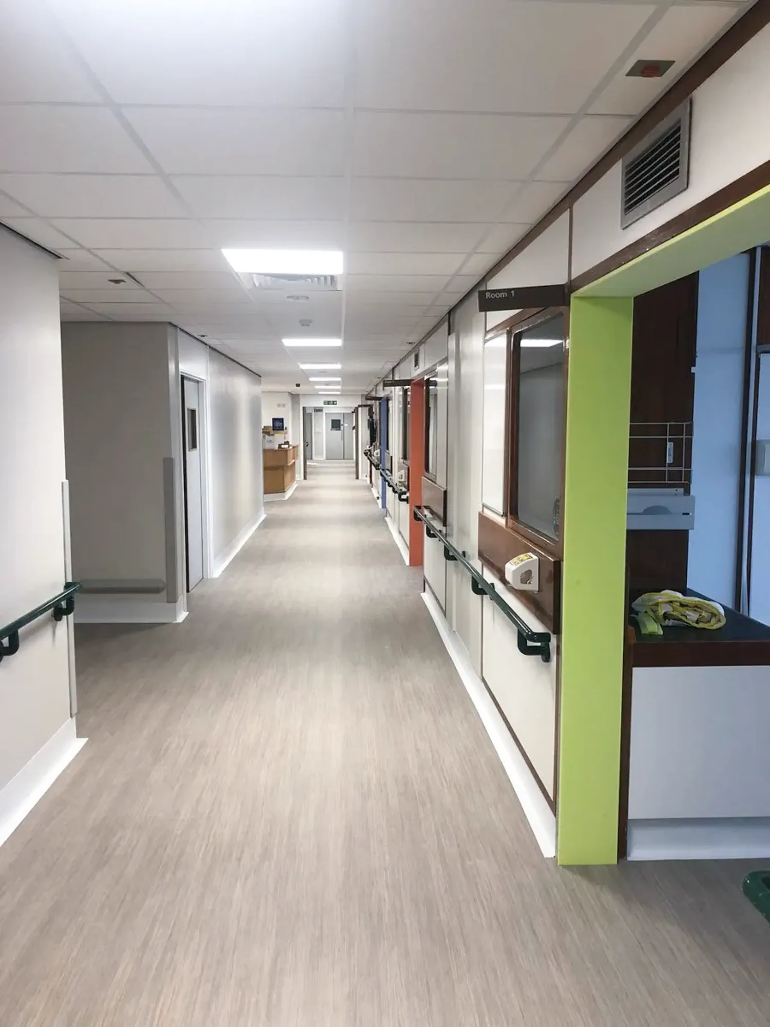 Jarvale-Construction-Sheffield-Teaching-Hospitals-NHS-Trust-Project-1 Hospital corridor refurbishment completed for Sheffield Teaching Hospitals NHS Trust