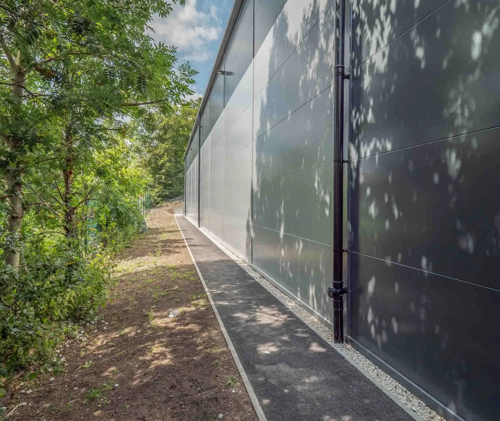Jarvale undertook this construction project in a green space
