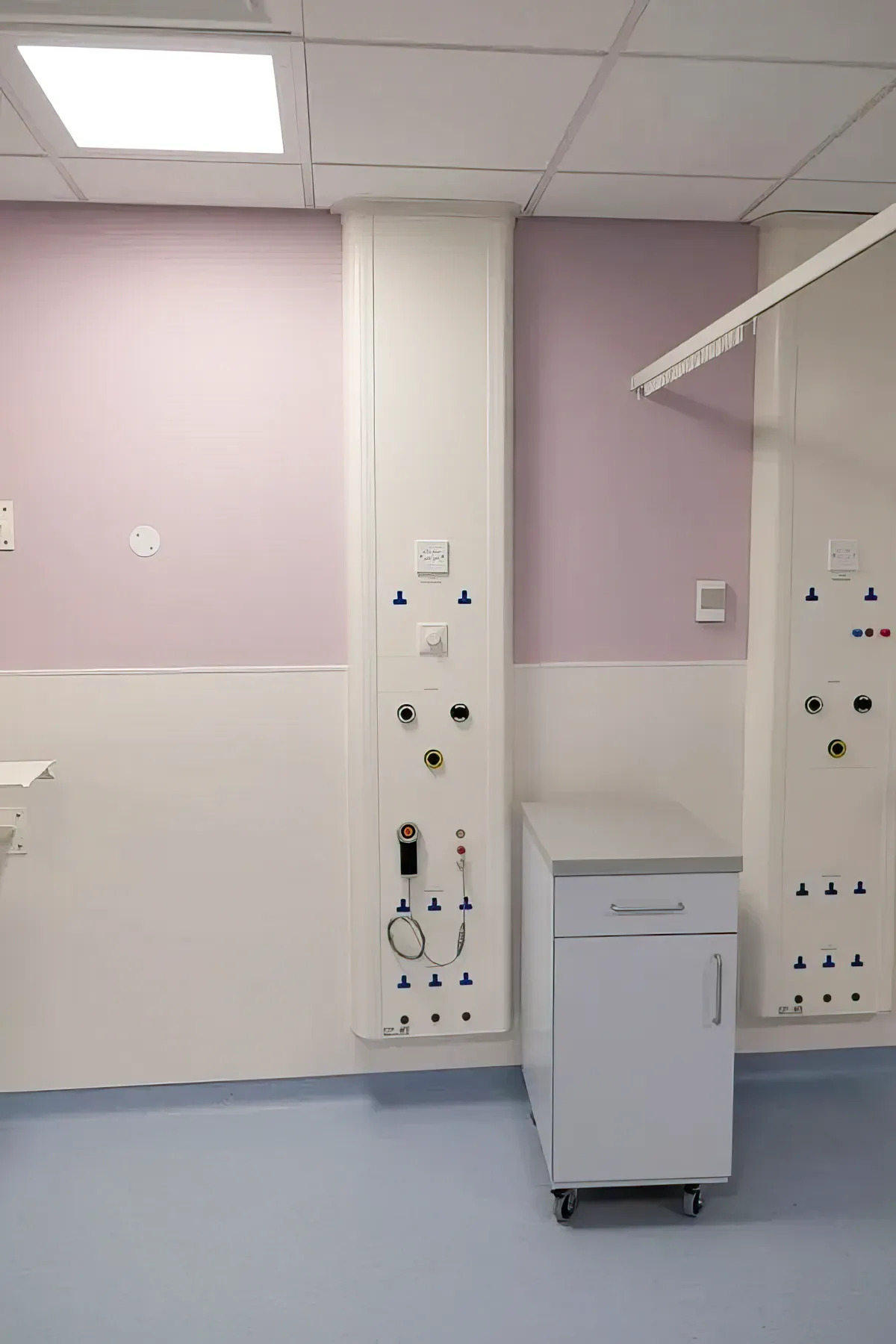 One of the rooms at the Neonatal Unit at Barnsley hospital which Jarvale constructed