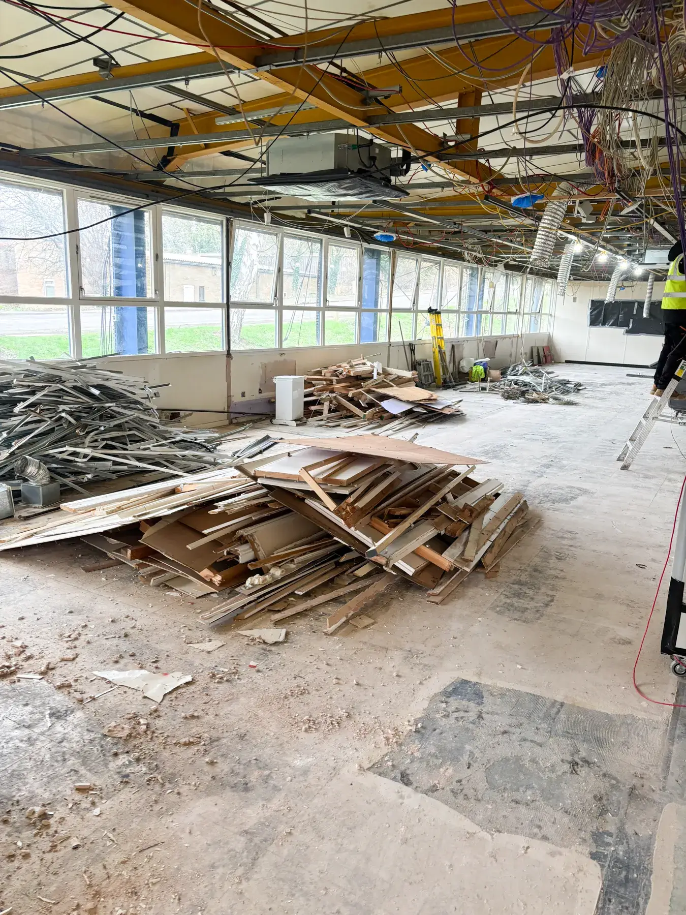 Jarvale-Construction-CLP-Aromas-Brixworth-2 Strip out works during CLP Aromas refurbishment project