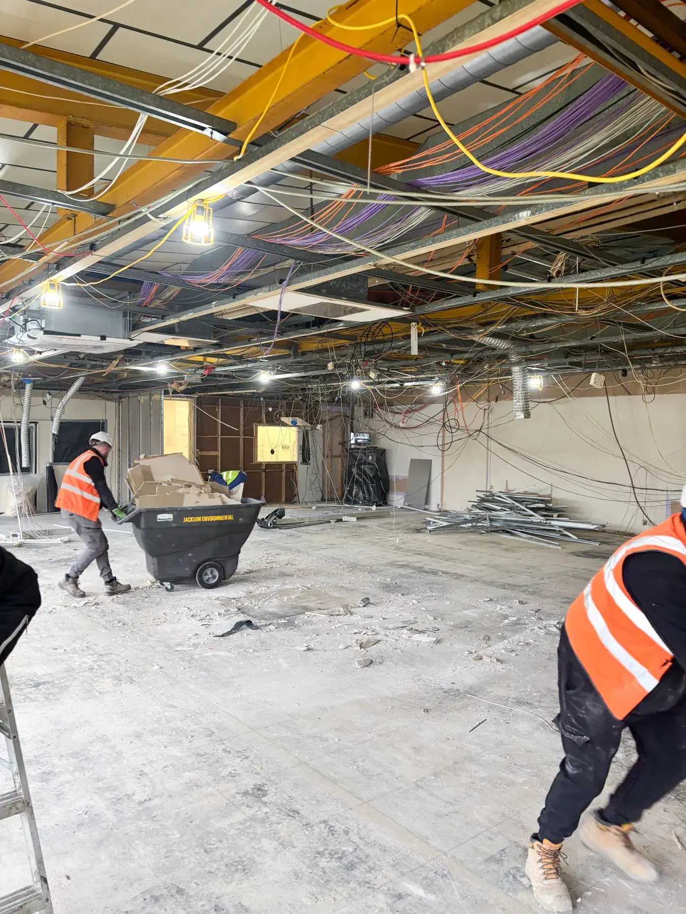 Jarvale-Construction-CLP-Aromas-Brixworth-4 Construction team working on CLP Aromas refurbishment