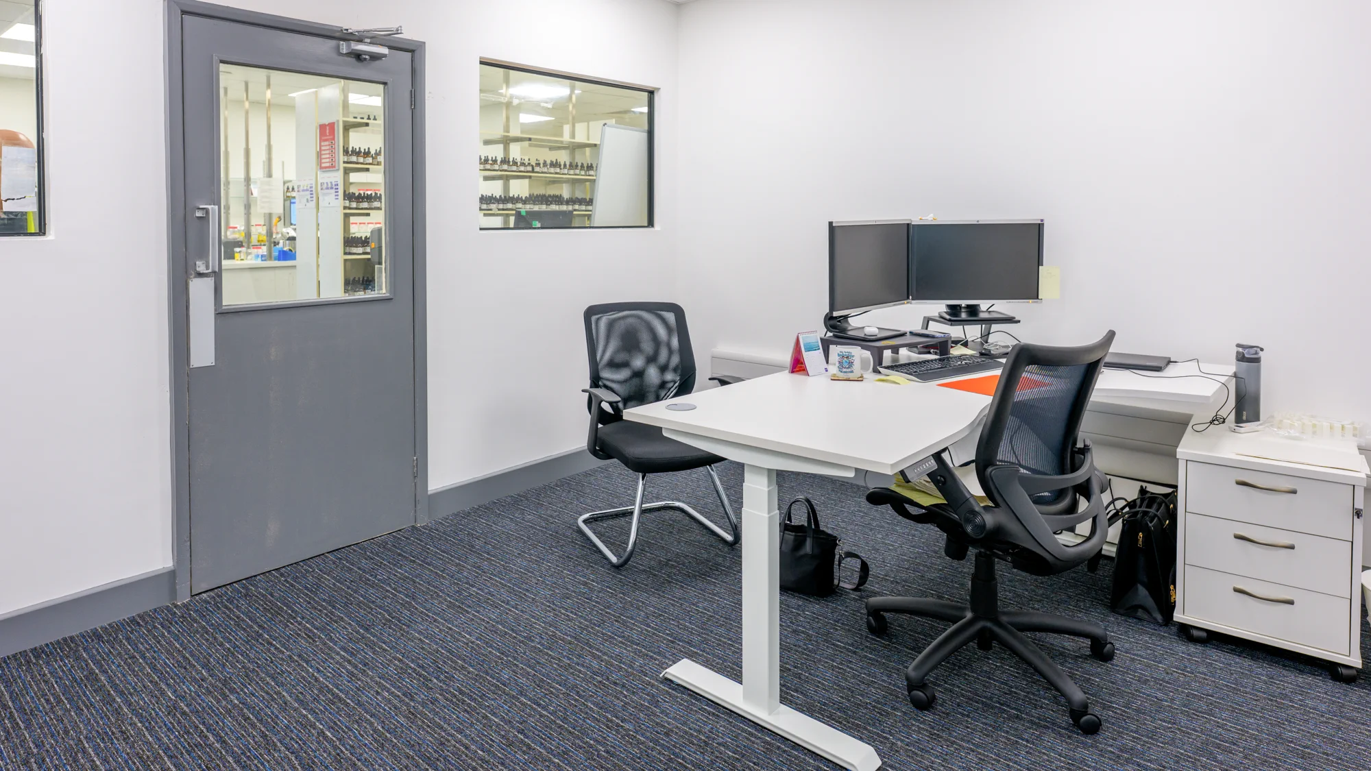 Jarvale-Construction-CPL-Aromas-Northampton-2 Modern private office created during the CPL Aromas commercial office fit-out project in Northampton