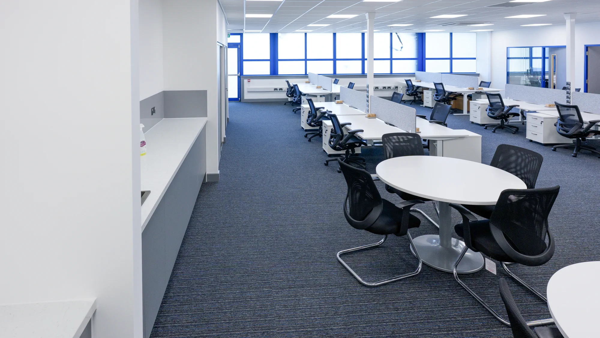Jarvale-Construction-CPL-Aromas-Northampton-5 Open-plan office refurbishment completed for CPL Aromas creating a modern workplace environment in Northampton