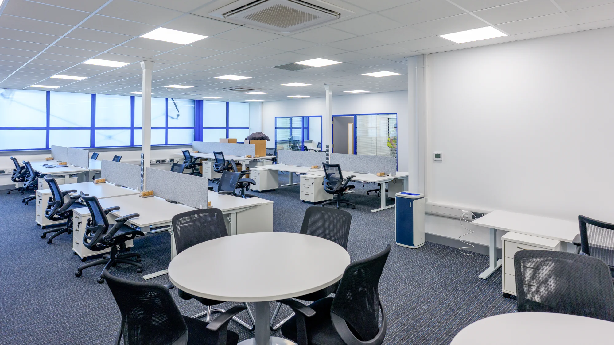 Jarvale-Construction-CPL-Aromas-Northampton-8 Completed office refurbishment project for CPL Aromas featuring open-plan workspace and breakout facilities in Northampton