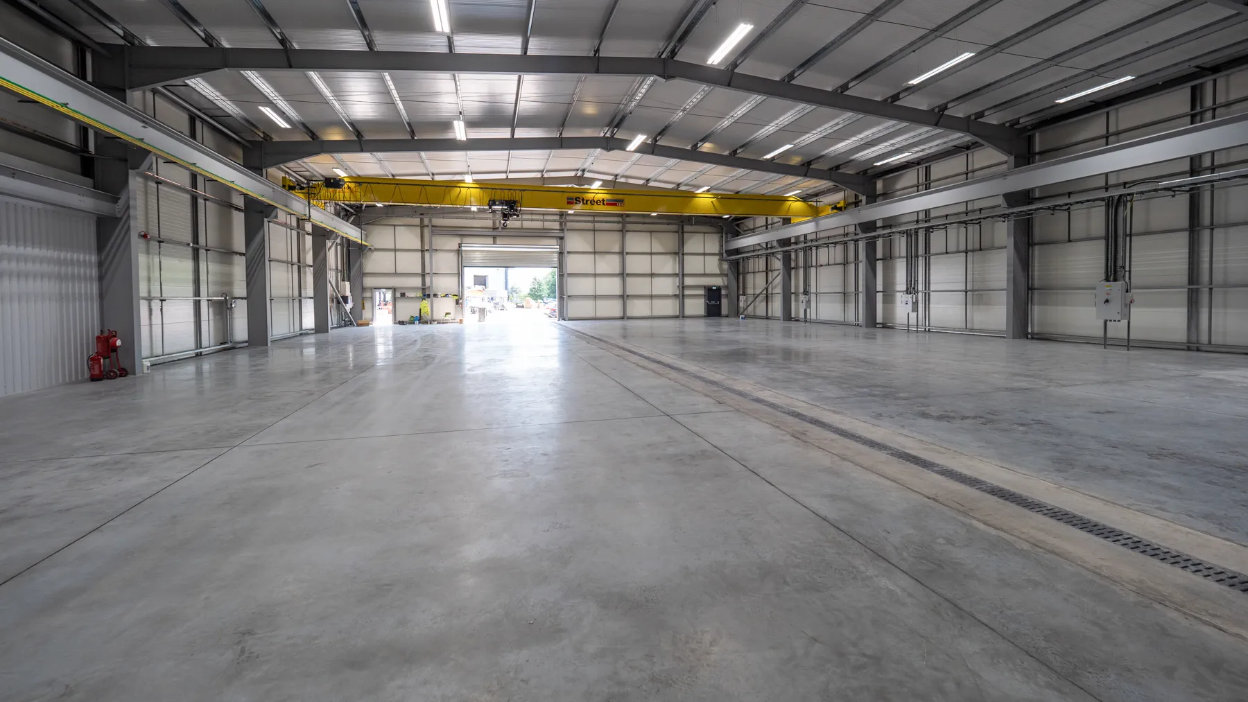 Jarvale-Construction-Cathelco-Derbyshire-4 Large open warehouse floor completed for Cathelco