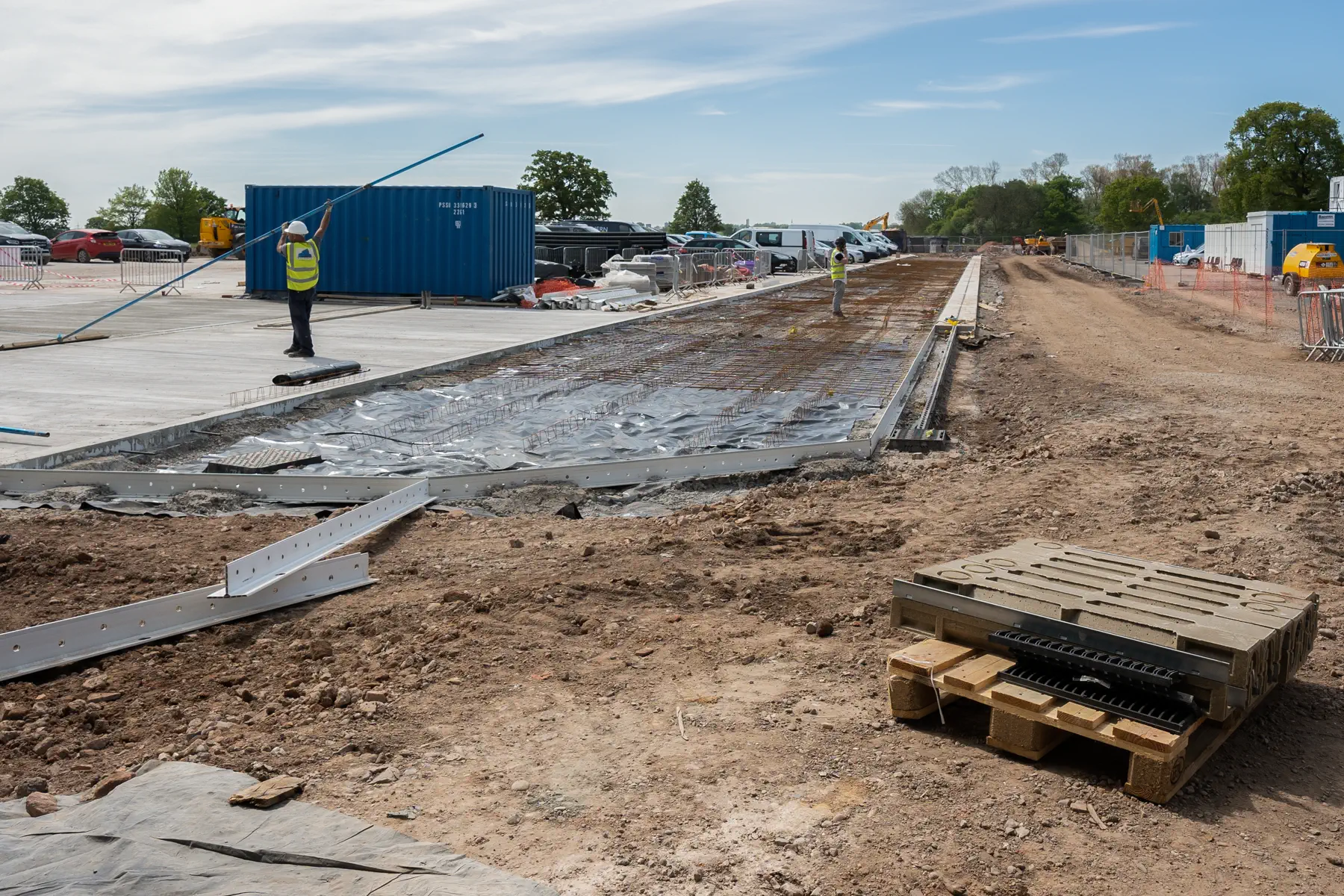 Jarvale-Construction-Groundworks-Services-7 Concrete groundworks and drainage preparation on site