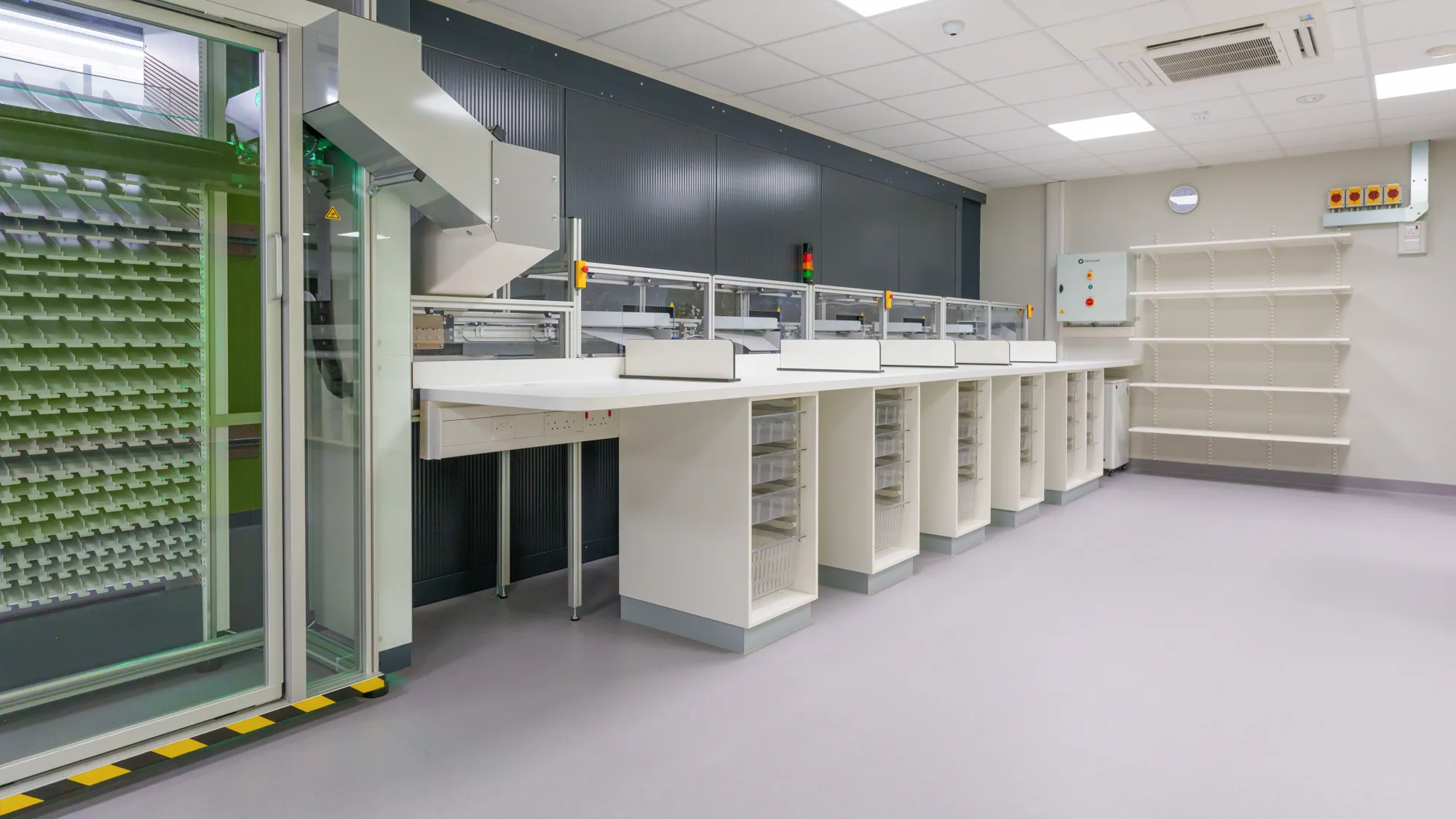 Jarvale-Construction-Royal-Hallamshire-Hospital-Pharmacy-Sheffield-1 Hospital pharmacy refurbishment completed at Royal Hallamshire Hospital Sheffield