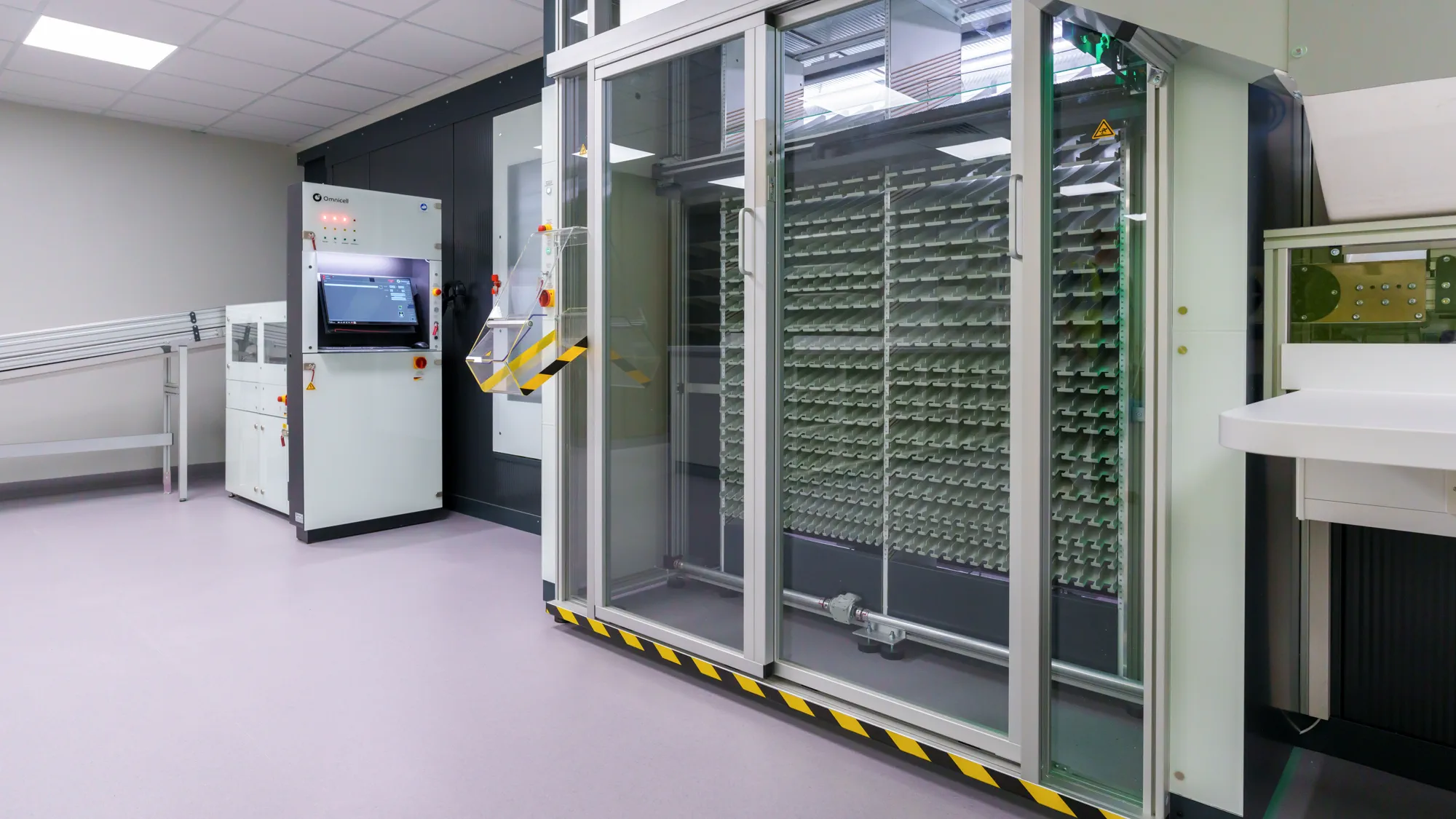 Jarvale-Construction-Royal-Hallamshire-Hospital-Pharmacy-Sheffield-14 Healthcare construction project with specialist pharmacy equipment installation