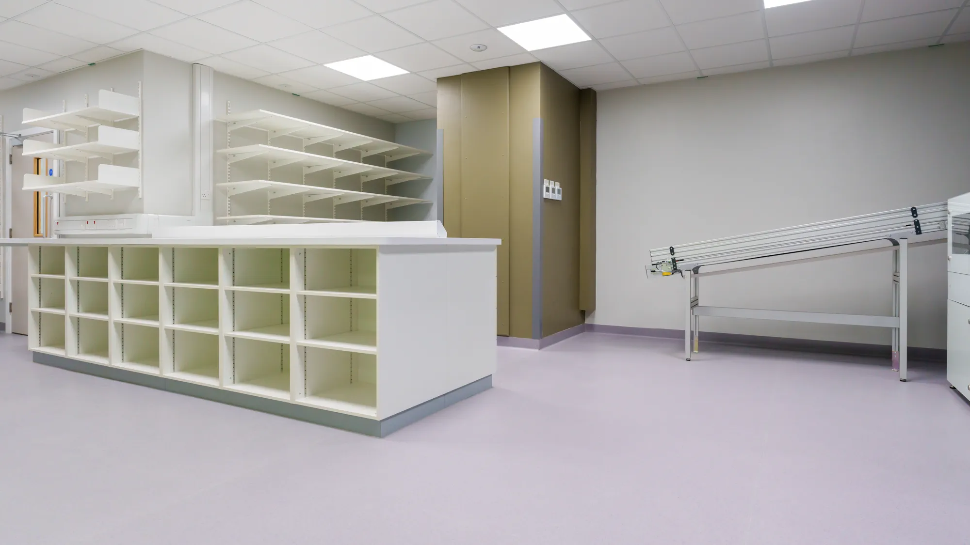 Healthcare construction project delivering upgraded pharmacy environment