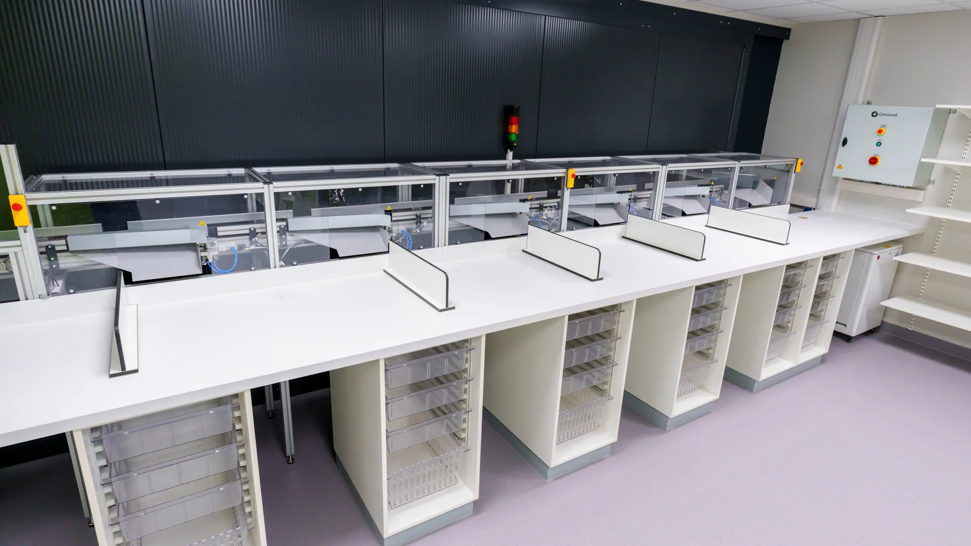 Pharmacy preparation and storage facility completed for NHS healthcare services