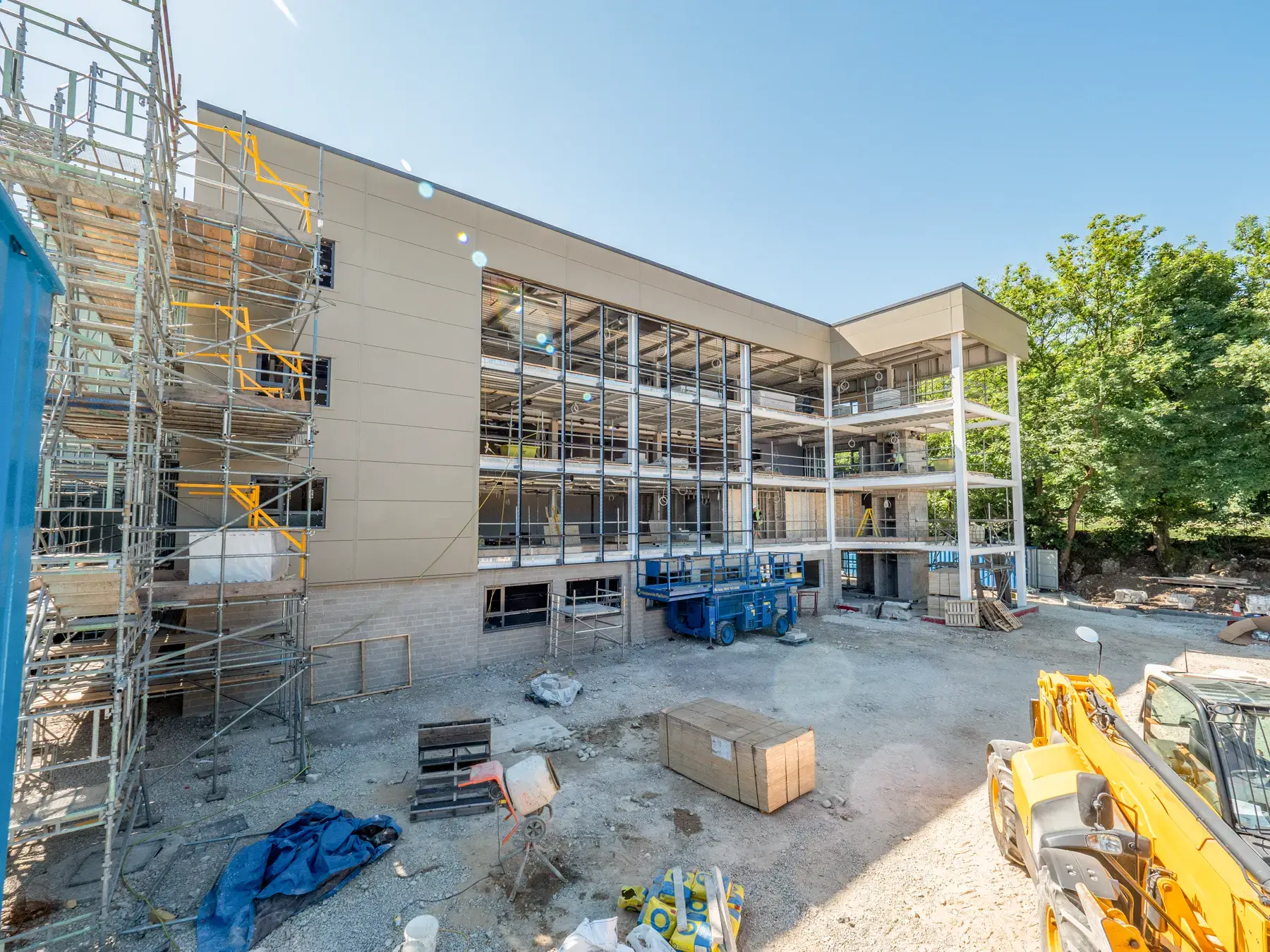 Jarvale-Construction-Selden-Research-Project-Buxton-12 Completed warehouse and office construction project in Buxton