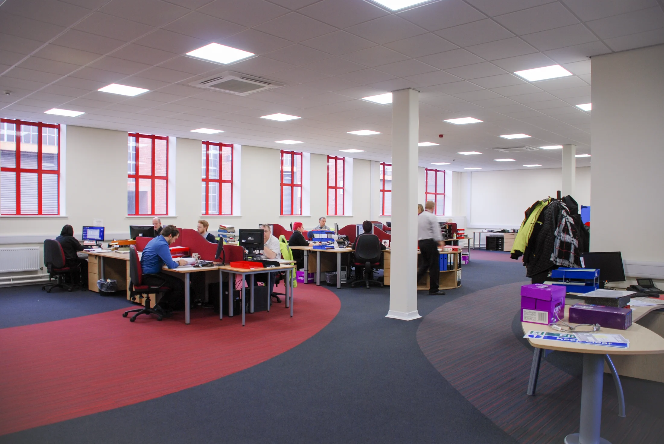 Jarvale-Construction-Special-Quality-Alloys-8 Open-plan office refurbishment designed for modern industrial business operations